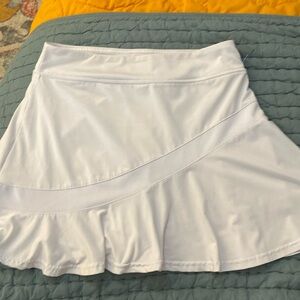white skort size S